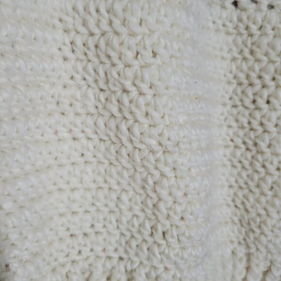 Alpaga blend hand crochet fairisle thick ski sweater - Picture 7 of 7